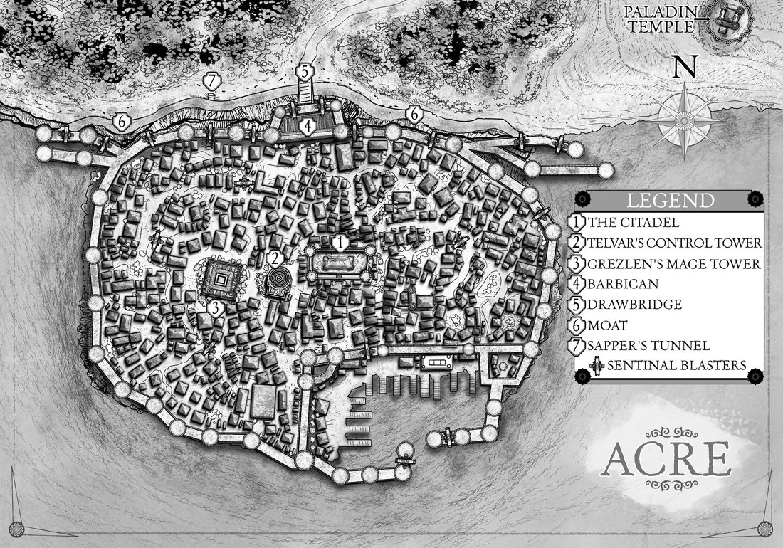 The fortified coastal city of Acre